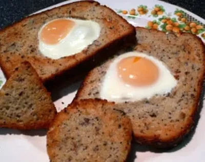 Oven-Baked Sunny Side Up Egg Toast