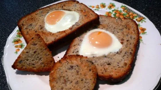 Oven-Baked Sunny Side Up Egg Toast