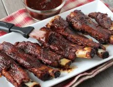 Oven Barbecued St. Louis Style Ribs