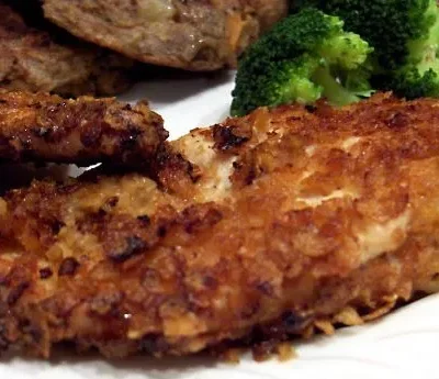 Oven-Fried Cornflake Chicken