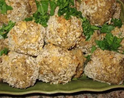 Oven Fried Lentil Balls