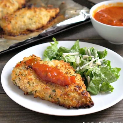 Oven Fried Parmesan Chicken