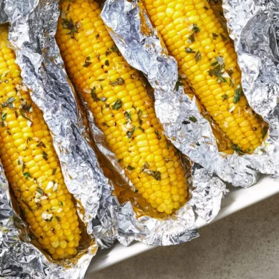 Oven Roasted Corn On The Cob