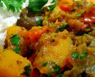 Oven-Roasted Eggplant And Butternut