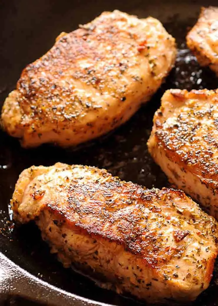 Pan Roasted Pork Chops