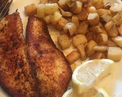 Pan Seared Cajun Tilapia