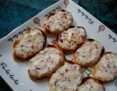 Parmesan And Red Onion Hors Doeuvres