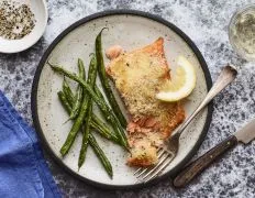 Parmesan Crusted & Baked Salmon