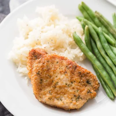 Parmesan Crusted Pork Chops