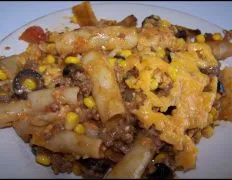 Pasta Chicken Taco Bake