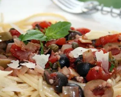 Pasta Puttanesca The Madames Pasta