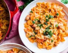 Pasta With Sausage, Tomatoes, And