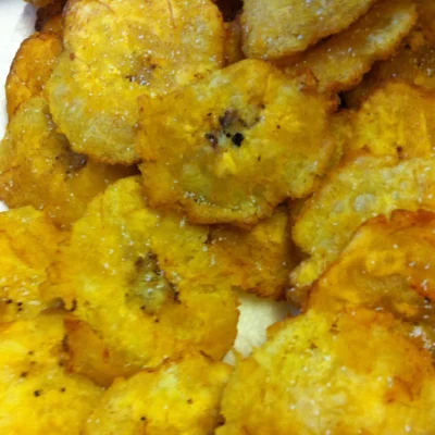 Patacones Fried Green Plantains Panam