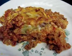 Paula Deens Baked Beef Enchilada