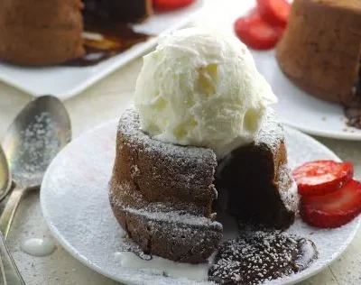 Paula Deens Molten Lava Cake