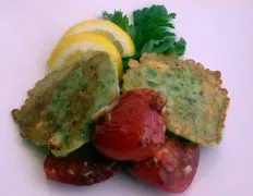 Pea And Halloumi Fritters