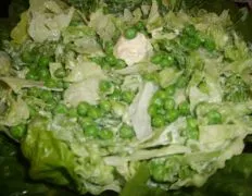 Pea And Lettuce Salad