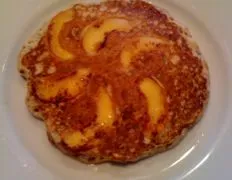 Peach And Poppy Seed Sour Cream Pancakes