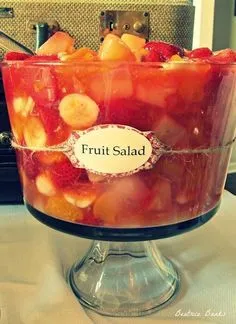 Peach Pie Fruit Salad