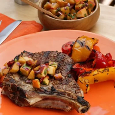 Peachy Mango Salsa