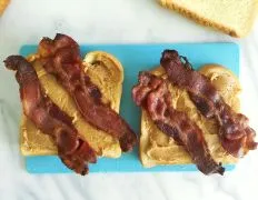 Peanut Butter And Bacon Sandwich