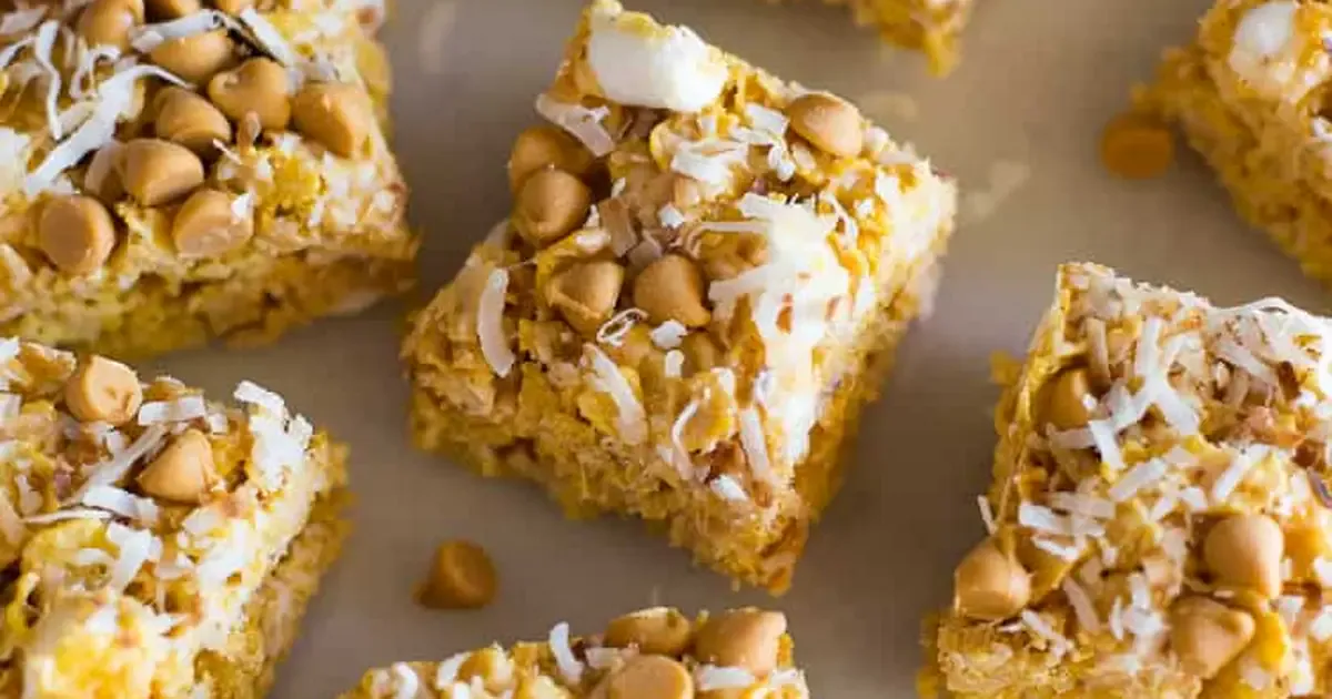 Peanut Butter Butterscotch Bars No Bake