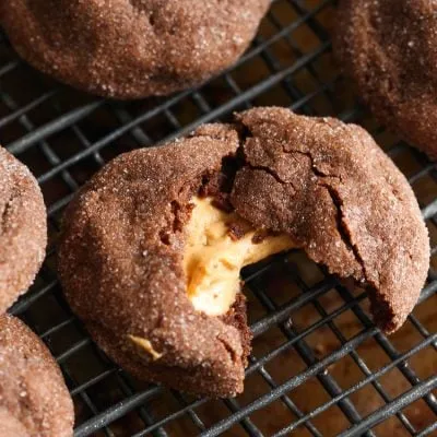 Peanut Butter Cookies With Chocolate