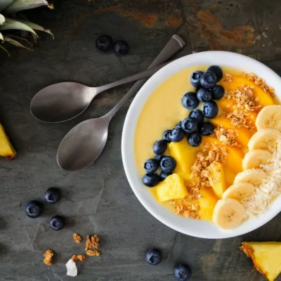 Peanut Butter Strawberry Swirl Smoothie Bowl Recipe