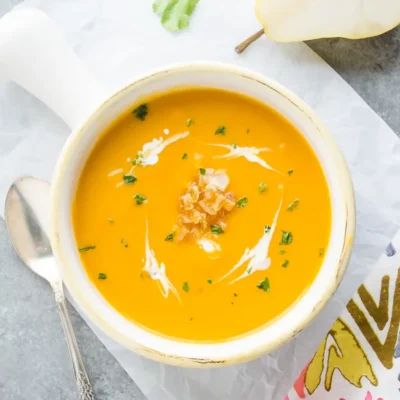 Pear And Butternut Bisque