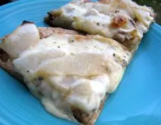 Pear And Caramelized Onion Pizzette