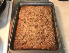 Pear Coffee Cake With Ginger Pecan Crunch