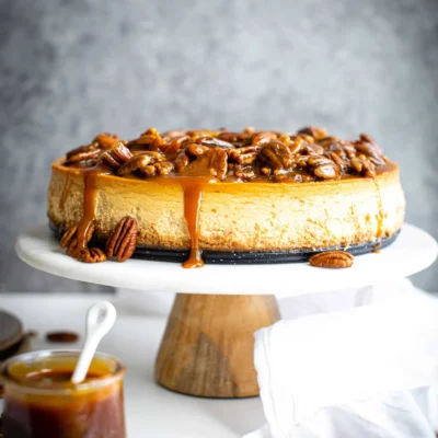 Pecan Caramel Cheesecake