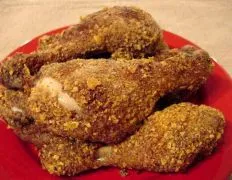 Pecan-Crusted Chicken Drumsticks
