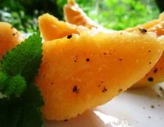 Peppery Cantaloupe Cubes