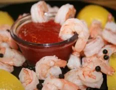 Perfect Boiled Shrimp And Cocktail Sauce