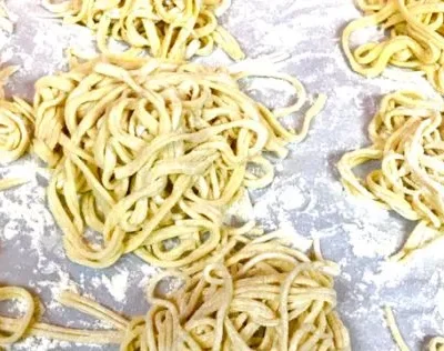 Perfect Homemade Pasta Or Spaghetti For