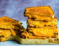 Perfectly Crispy Gourmet Grilled Cheese Delight