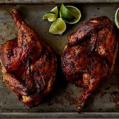 Peruvian Roasted Chicken With Aji Verde