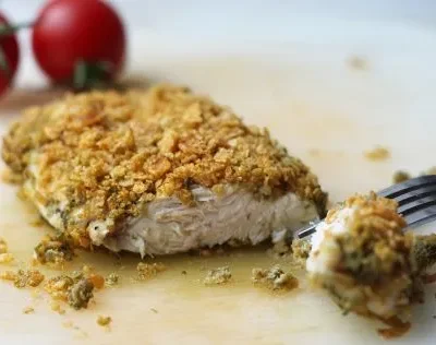 Pesto Fried Chicken