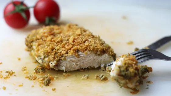 Pesto Fried Chicken