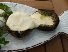 Pesto Grilled Mushrooms