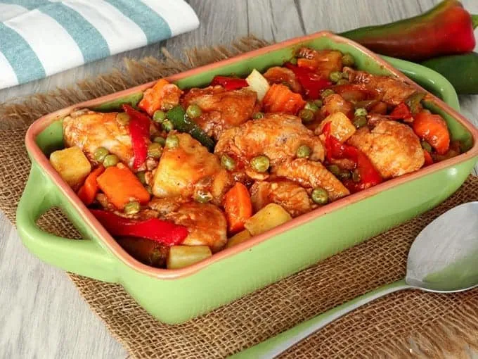 Pineapple Chicken Afritada