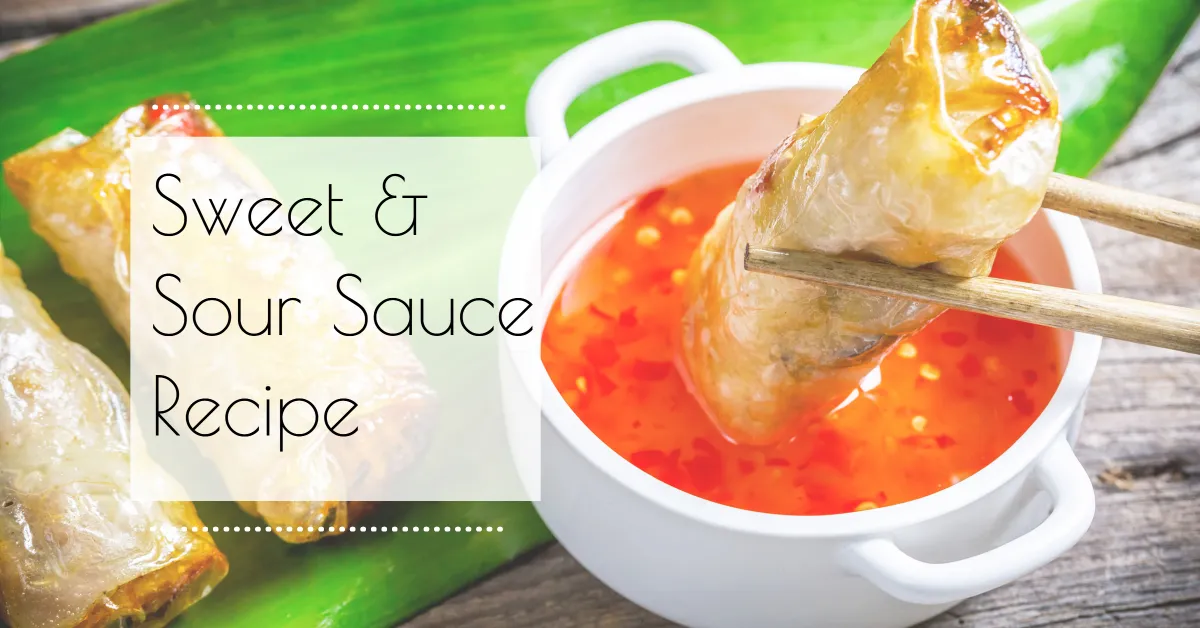 Pineapple-Free Sweet and Sour Sauce Recipe