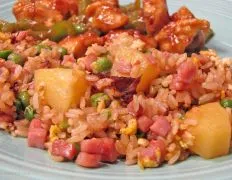 Pineapple Fried Rice With Ham