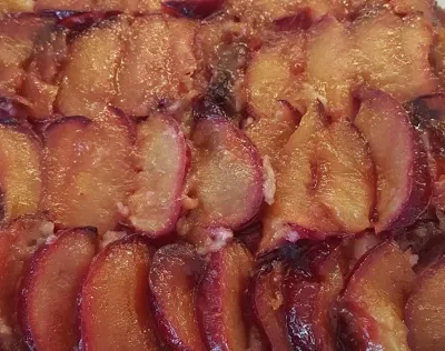 Plum Upside- Down Cake