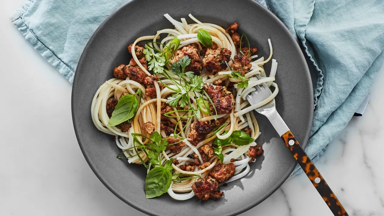 Pork Hamburgers With Stir Fried