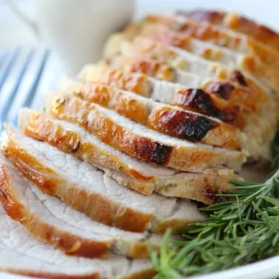 Pork Loin With Maple Mustard Glaze