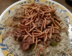 Pork Steak Chop Suey