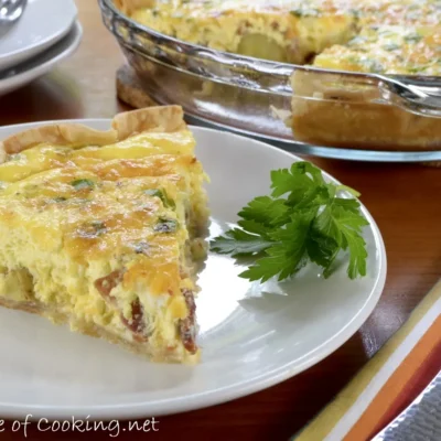 Potato And Onion Quiche