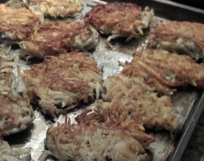 Potato Latkes Potato Pancakes